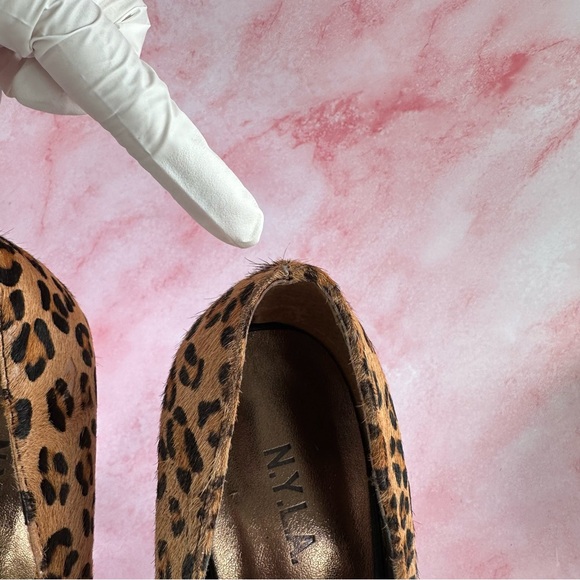 N.Y.L.A Leopard Print Heels Size 38 - Picture 9 of 16